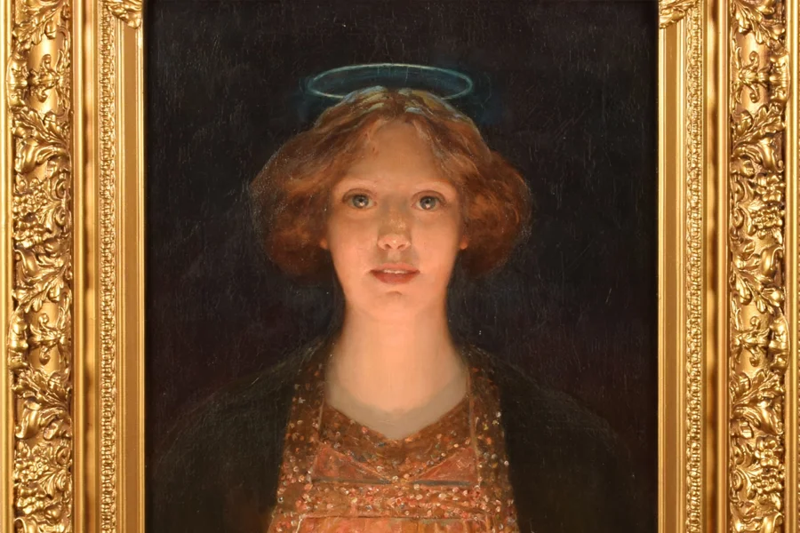 main-Louise Jopling, -St. Bride- in frame