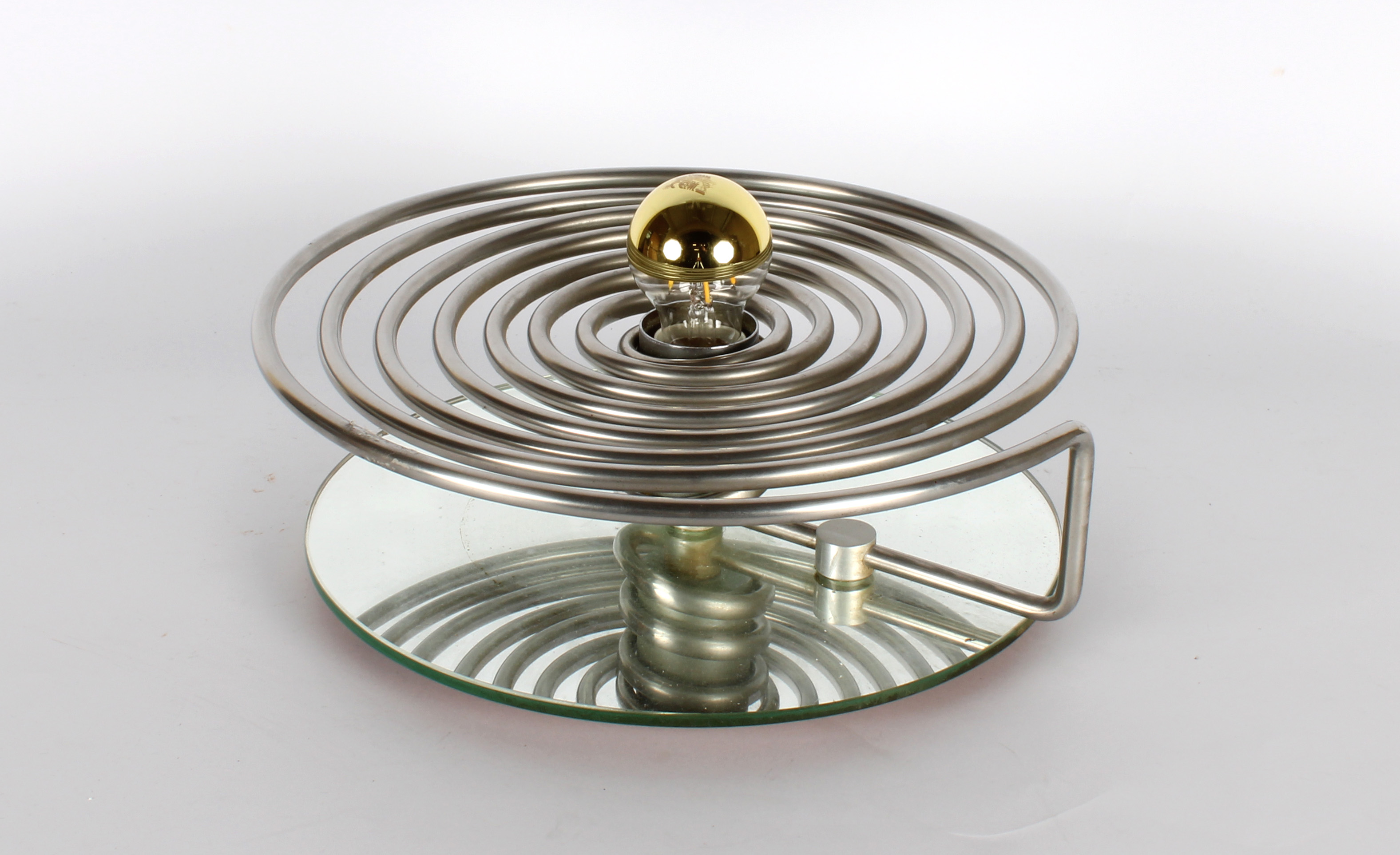 Unusual 'Spiral' Table or Wall Lamp