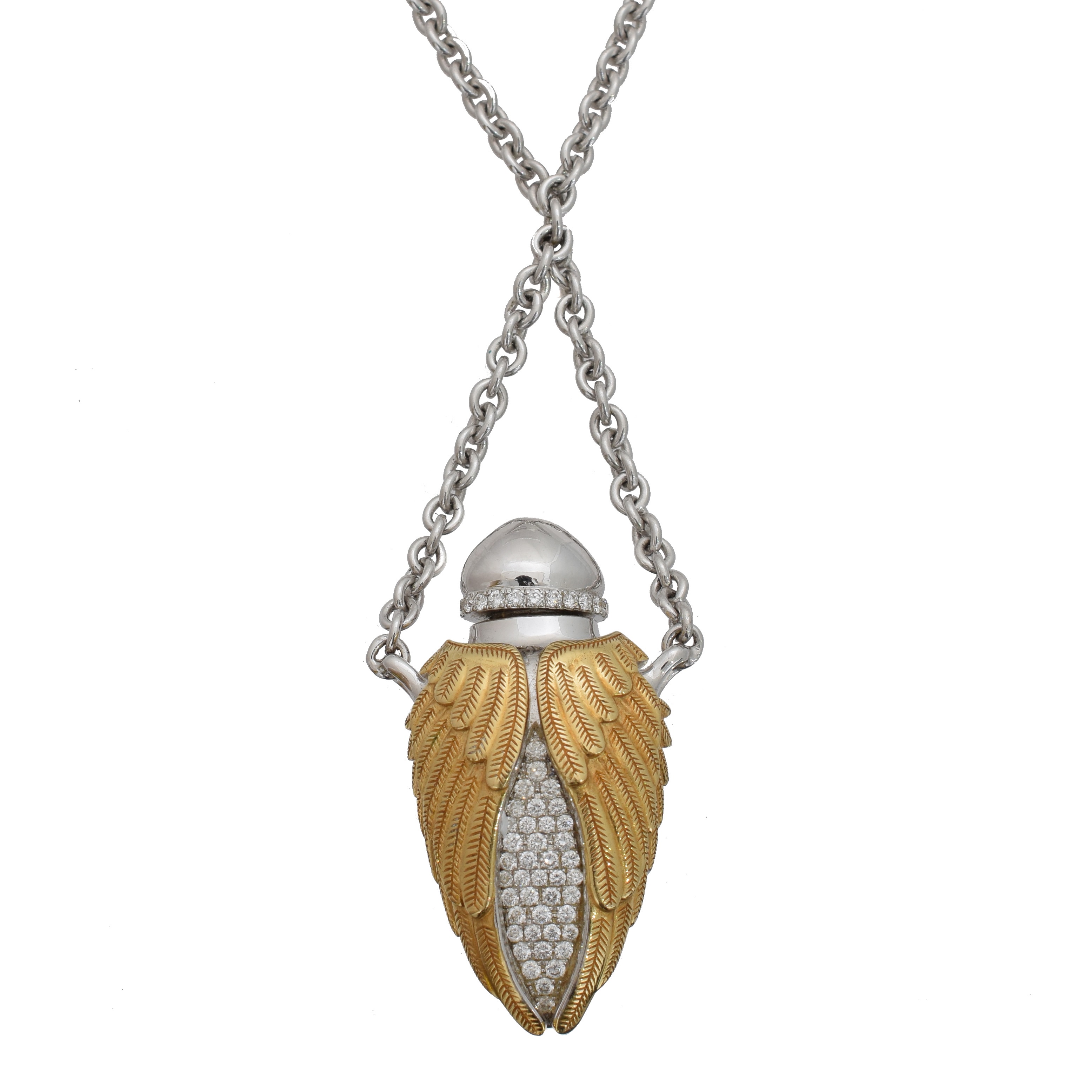 Theo Fennell diamond ampoule necklace