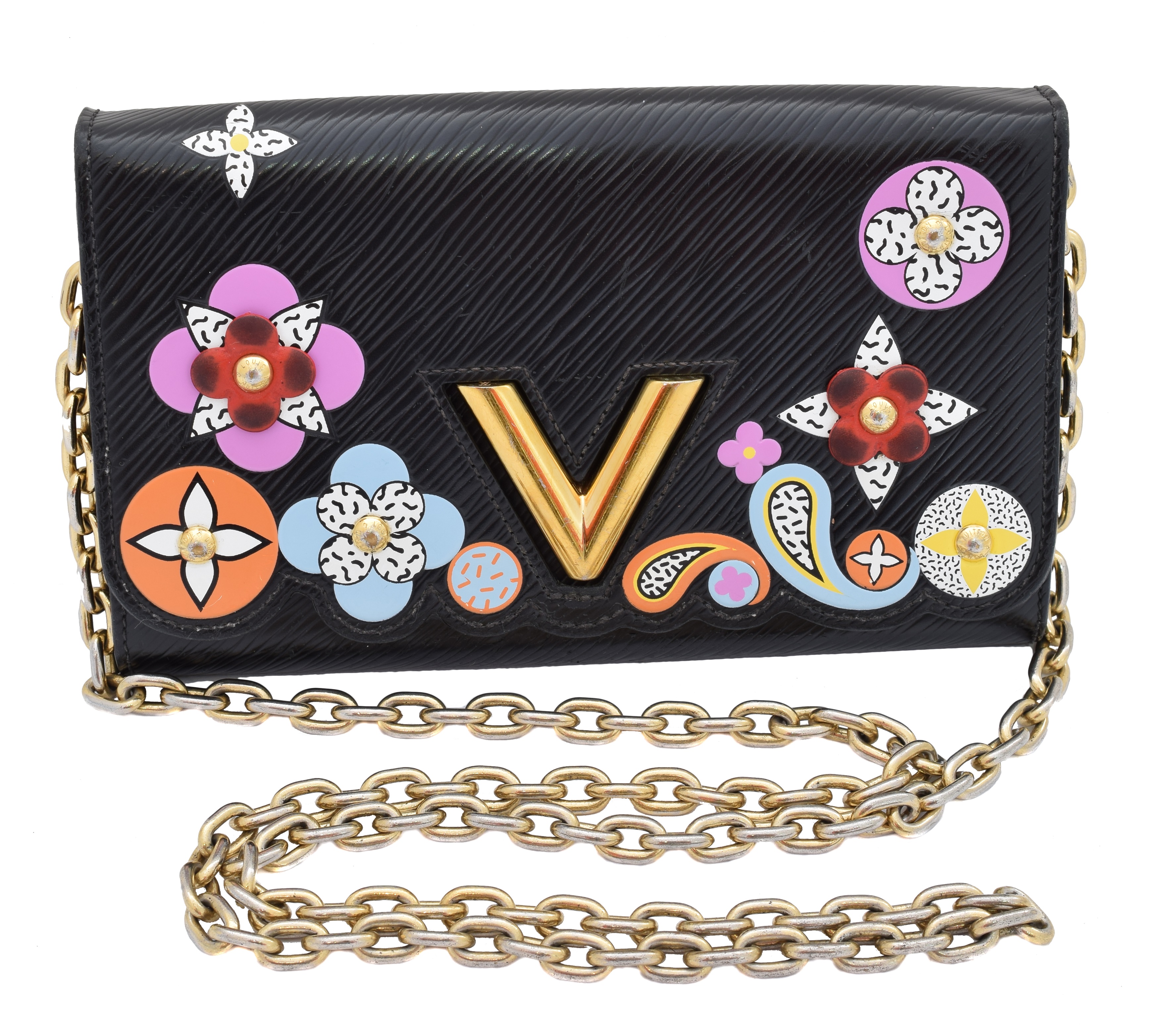 A Louis Vuitton Twist Blossom Edition Wallet on Chain Shoulder Bag, circa 2017,