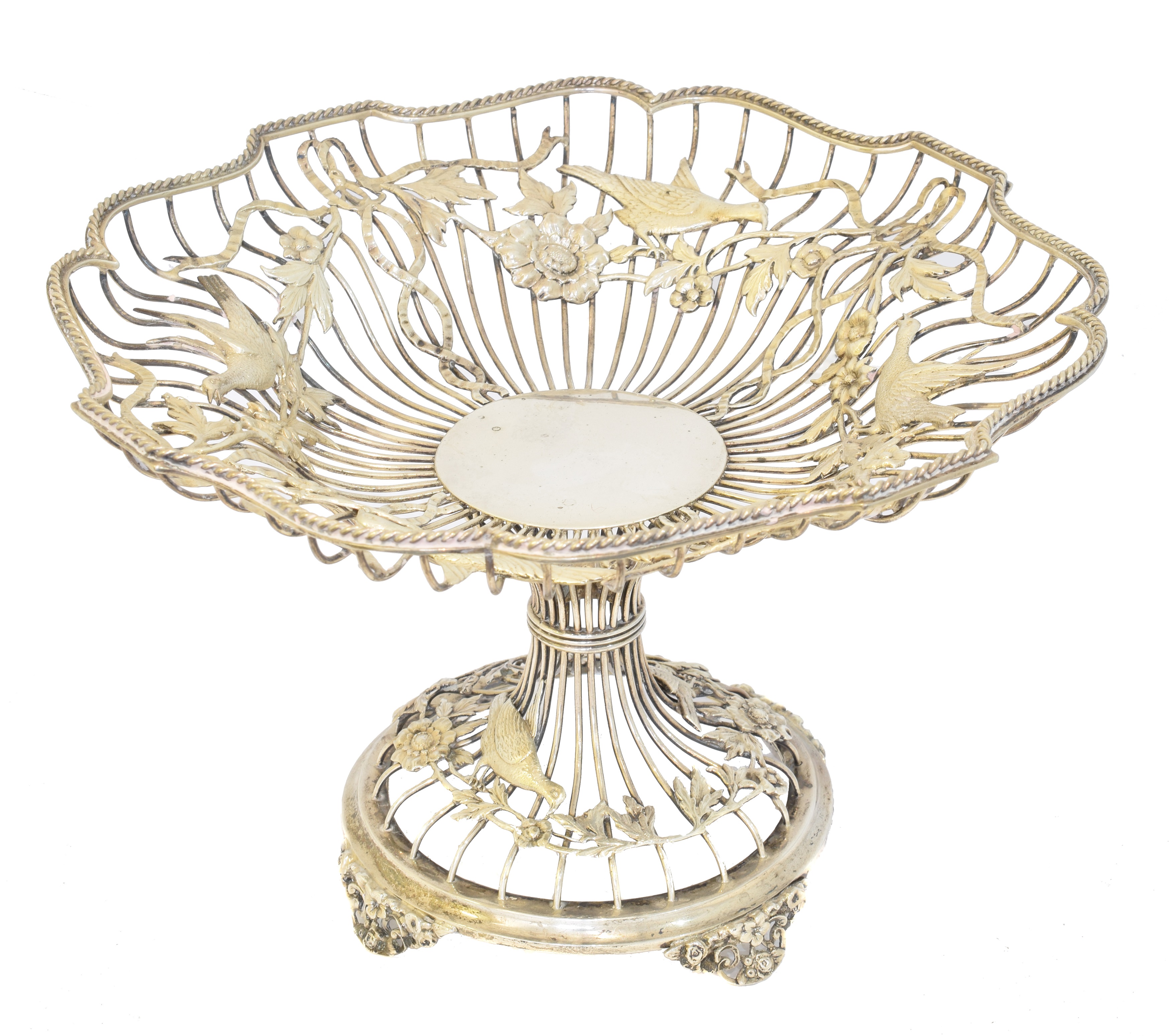 William Comyns silver tazza