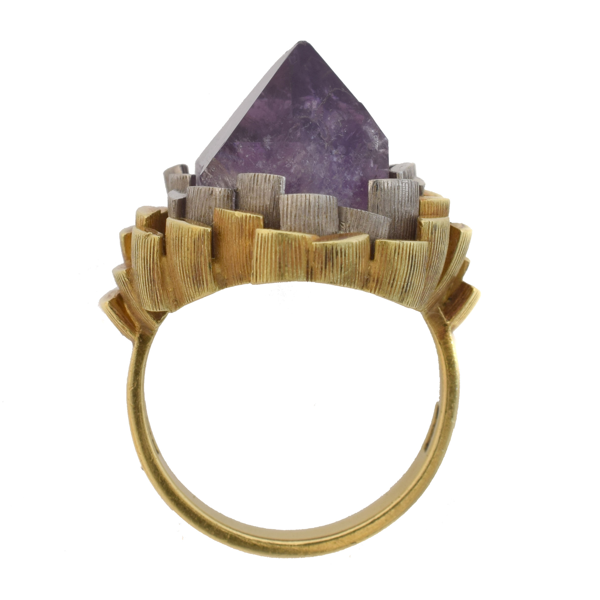 1960s John Donald amethyst ring
