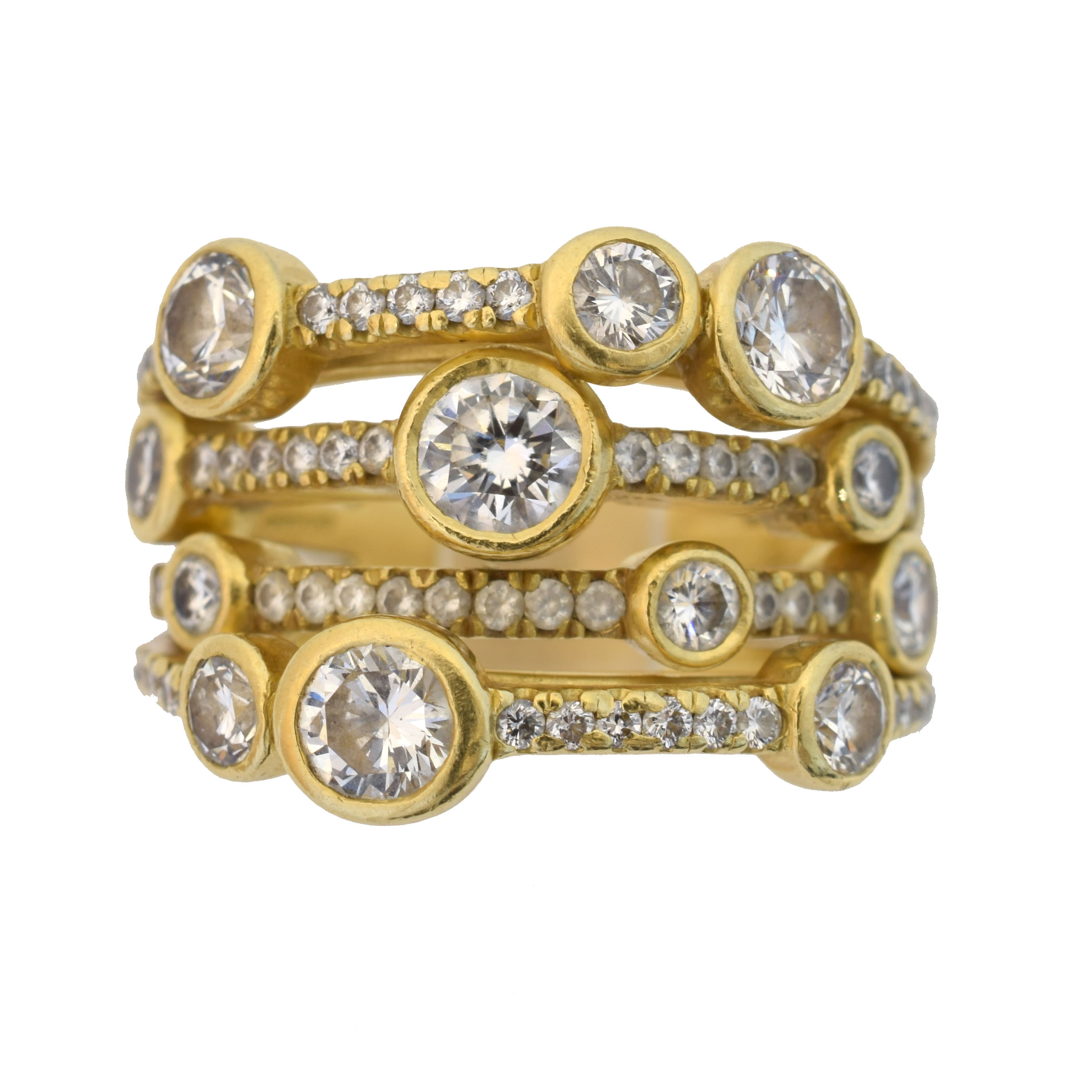 Boodles diamond Waterfall ring