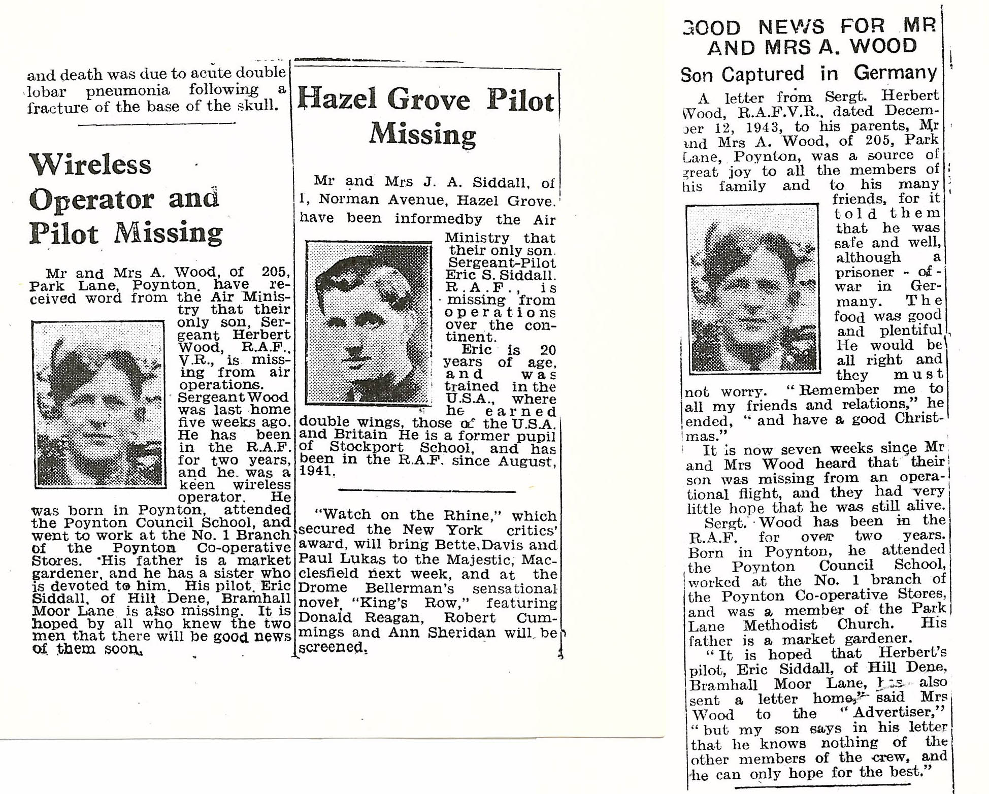 caterpillar club press cuttings