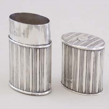 Joseph Willmore silver flask