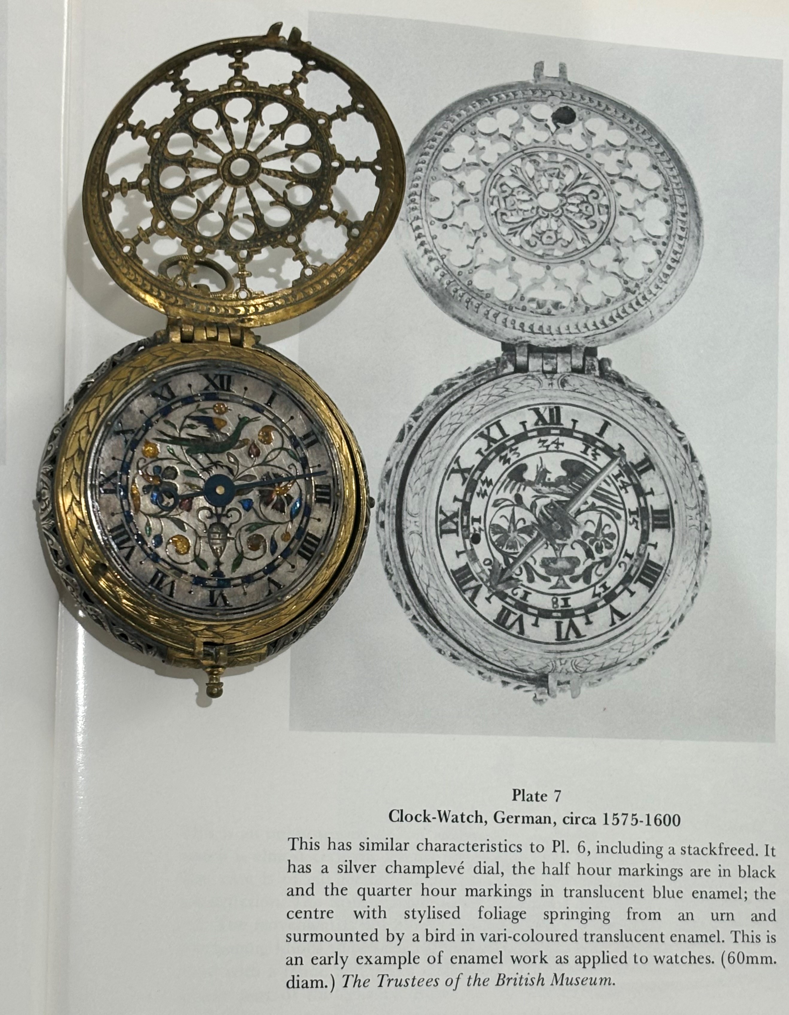 dial 16th c pocket watch