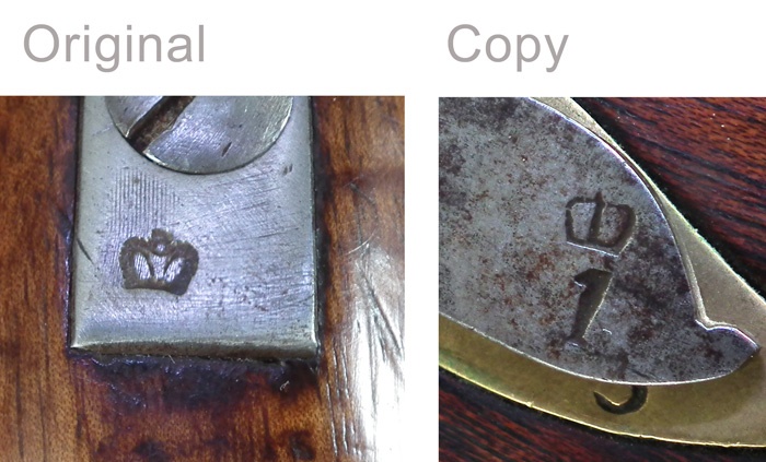 flintlock sea service pistols inspectors stamps