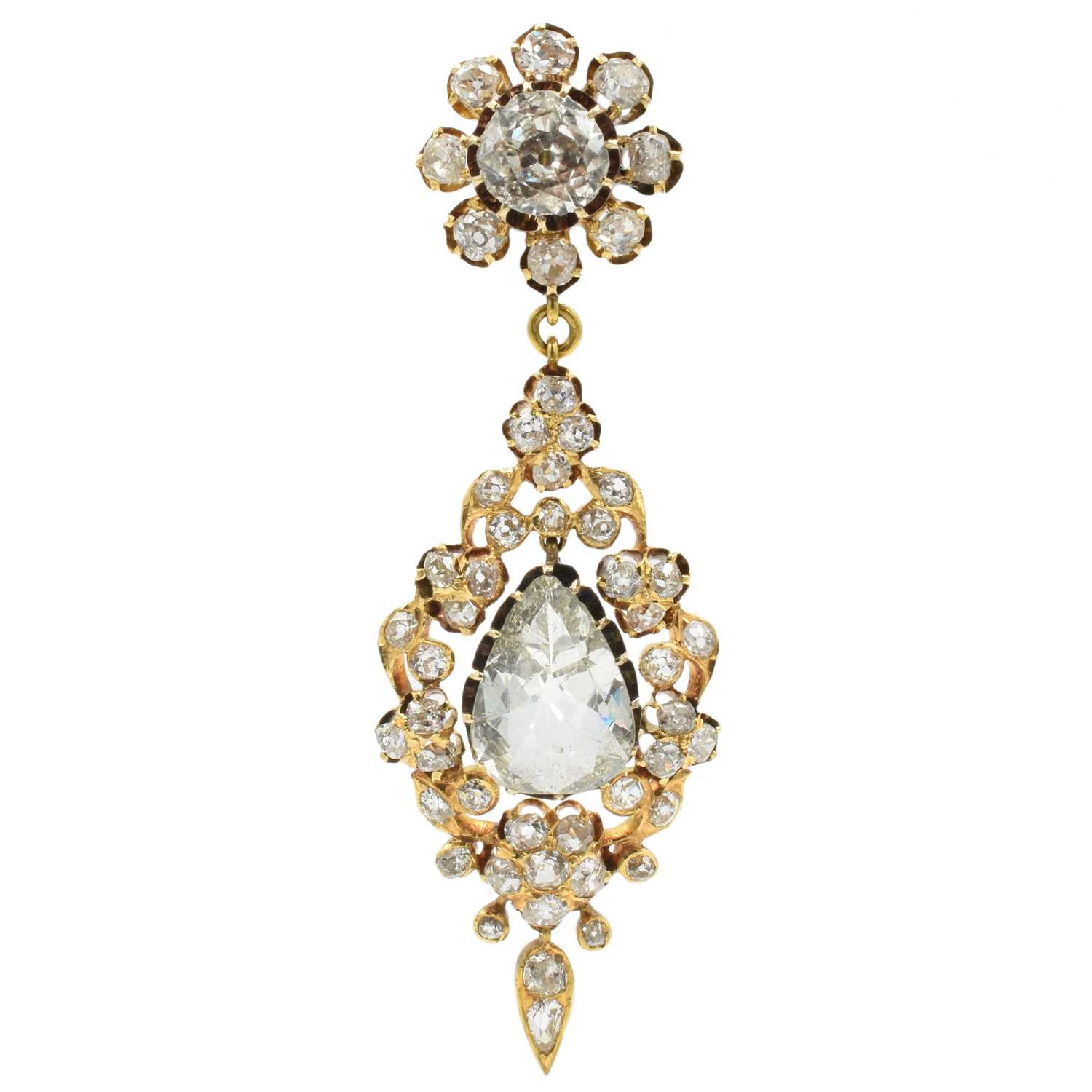 A 19th century Indian diamond pendant