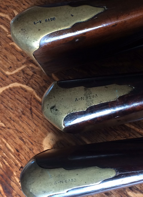 Irish Brown Bess Musket registration marks