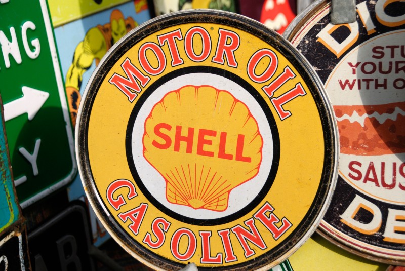 Enamel Motoring Signs