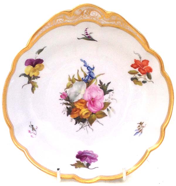 Barr, Flight and Barr William Billingsley porcelain dish