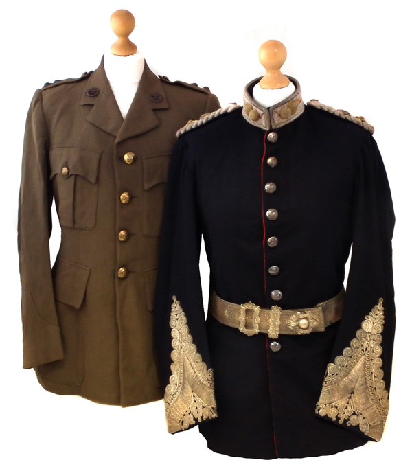 Middlesex Regiment and Duke of Cornwall regiment uniforms