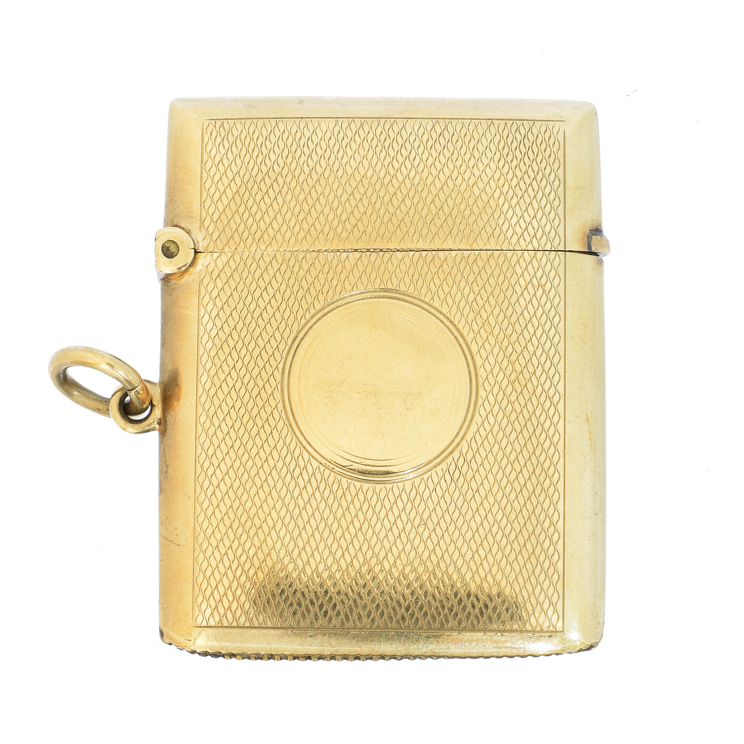 Manton & Mole gold vesta case