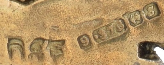Deakin & Francis gold hallmark