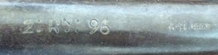 Irish Brown Bess Musket regimental mark